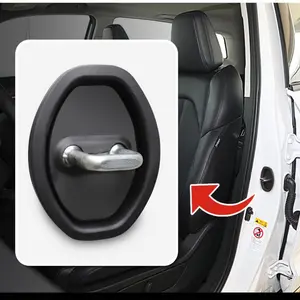 4 pcs/set Bantalan Peredam Pintu Mobil Universal - Anti Tabrakan & Anti Guncangan | Cover Kait Pintu dengan Silikon Premium + Karet TPE | Fit All Model Toyota, Honda, Suzuki | Pengaman Pintu Otomatis & Anti Gores car shock