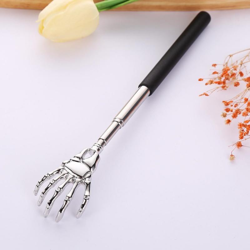 Retractable stainless steel ghost hand design massager, back - TikTok Shop