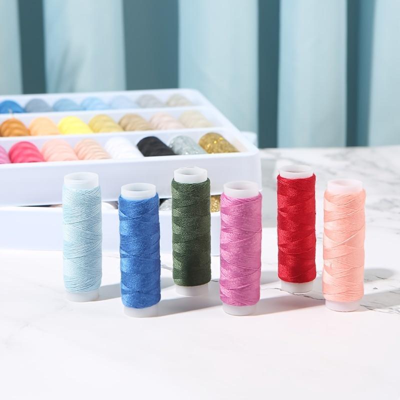 1 Box 39 Colors Sewing Thread Kit, Assorted Color 214.35 Meter/65.33 Yard Thread Spool Polyester Thread, Sewing Supplies For Home Use 2