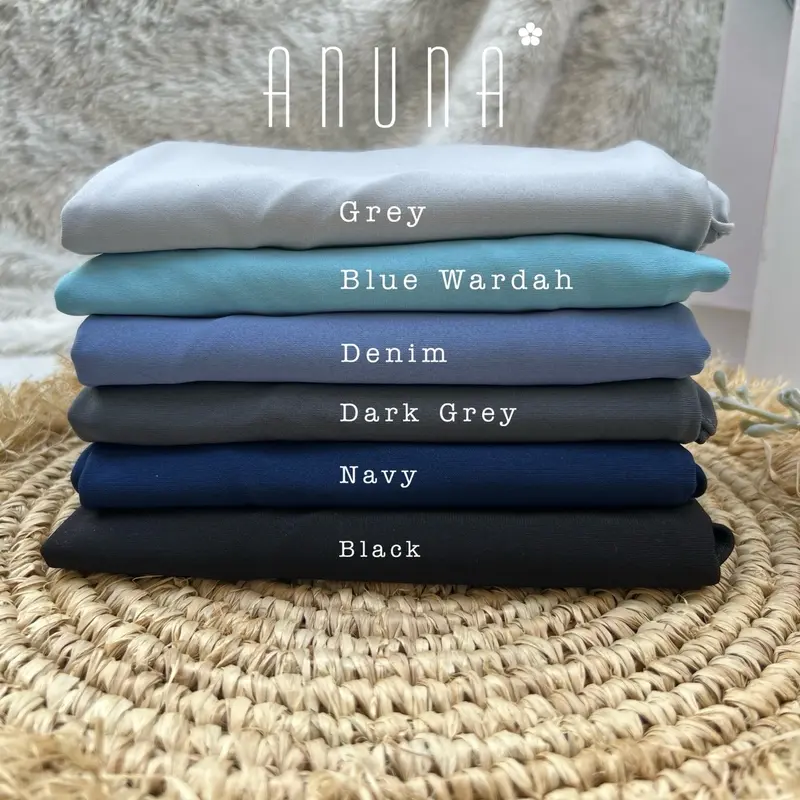 Jilbab Olahraga Jersey Super Premium Ukuran s Hauna Hijab - Simple dan Nyaman - Variasi, Muslim, Kerudung, Tebal, Katun, Stretch, Instan, Cantik 7
