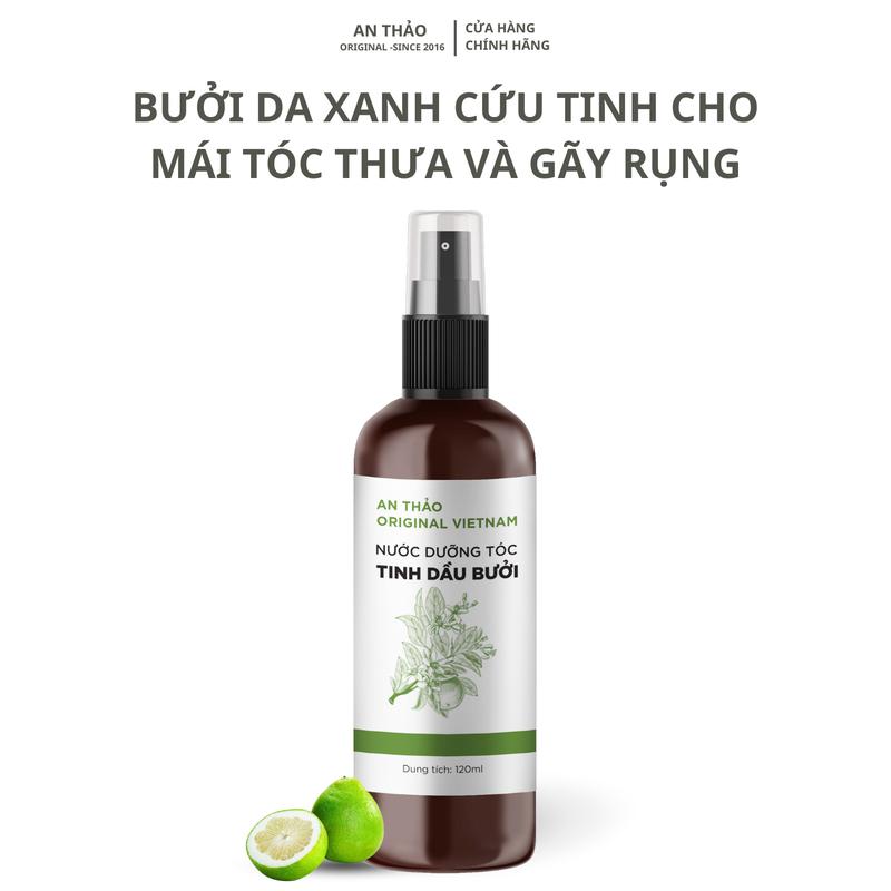AT120 - Xịt Tinh Dầu Vỏ Bưởi Da Xanh An Thảo Haircare 120ml Hỗ Trợ Giảm Rụng, Hỗ Trợ Mọc Tóc Chăm Sóc Tóc
