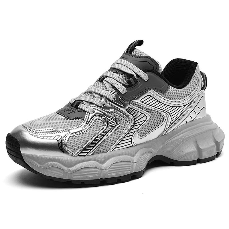 2024 Aanpassen Man Casual Mode Sneakers Snelle Levering Dropshipping Blank Mesh Wandelen Hardlopen Sportschoenen voor Mannen Atletische Hardloper_voghion.com