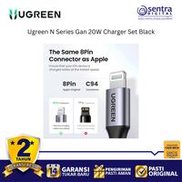 Gambar Ugreen 20W GaN Charger 65003 Black Fast & Safe Power Delivery USB-C Adapter for Phone and Tablet dari Sentra Digital Kota Surabaya 5 Tokopedia