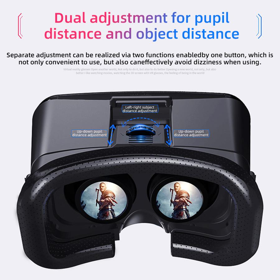 VR Glasses 3D Virtual Reality Headset Helmet For Phone Lenses Goggles Devices Viar Smart Smartphones Cell Game Viewer Mobile Set - Image 12