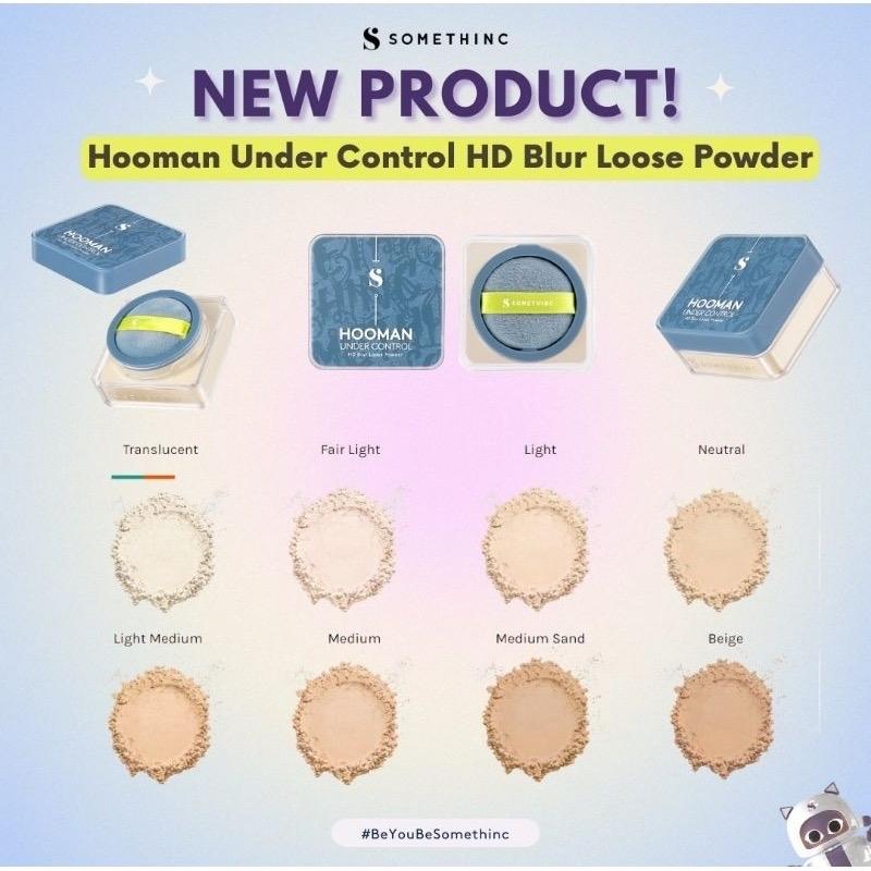 Somethinc  Hooman Under Control HD Blur Loose Powder Wajah 2
