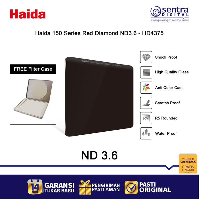 Gambar Haida 150 Series Red Diamond ND3.6 4000x 12 Stop - HD4375 dari Sentra Digital Kota Surabaya Tokopedia