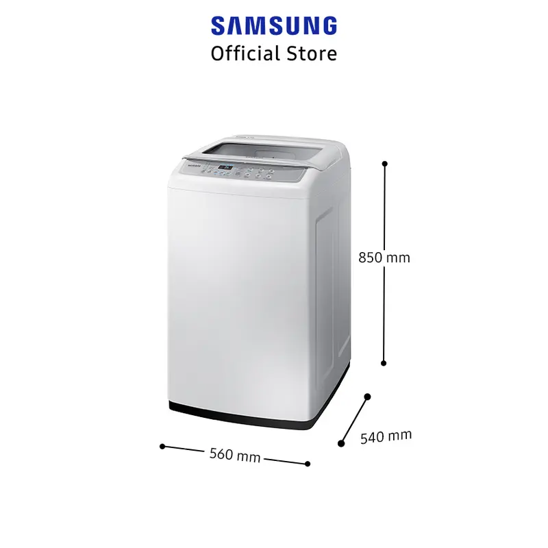 Samsung Mesin Cuci 9kg WA90 Top Load dengan Wobble Technology - WA90H4200SG/SE 1