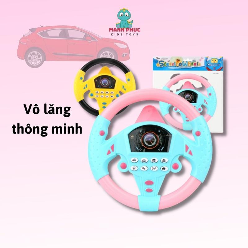 Vô lăng đồ chơi cho bé, có nhạc xoay 360 độ, tặng kèm pin.Đồ chơi tay lái,360 độ xoay âm nhạc,Trẻ em tay lái đồ chơi xe mô phỏng lái xe với âm nhạc gimbal xoay tay lái Toys Voi 0