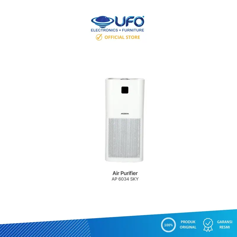MODENA AP6034SKY Air Purifier 60m2 with Anti-bacterial Cloth & H13 True HEPA Filter 48W 0