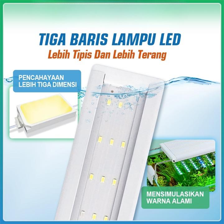 Product Introduction of Lampu LED  GANTUNG Aquascape Aquarium 20 - 80cm WRGB 0