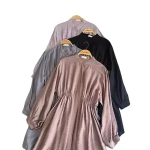 Shafa Tunik - Atasan Wanita - Tunik Polo Linen - Tunik Simple Fit Karet