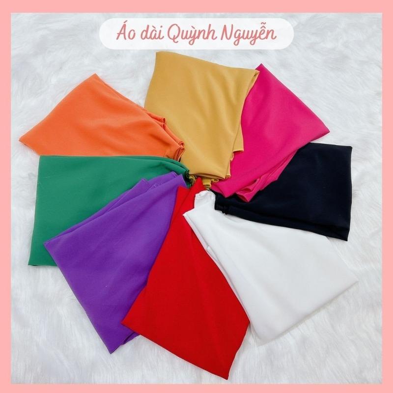 Quần Mặc Áo Dài Ống Váy 90cm - Vải Lụa Nhật Co Giãn Thoáng Mát Cho Nữ  Women Dress Ong Voan Loang