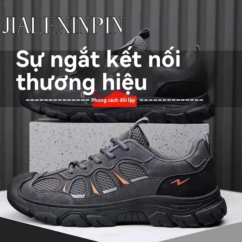 Giày Nam, Bảo Hộ Lao Động, Thích Hợp Cho Mùa Lò Xo Và Mùa Thu, Chất Liệu Lưới, Chống Bụi Bẩn, Chống Mài Mòn, Chống Trượt, Thích Hợp Cho Các Hoạt Động Thể Thao Ngoài Trời Và Đi Bộ Đường Dài, 2025