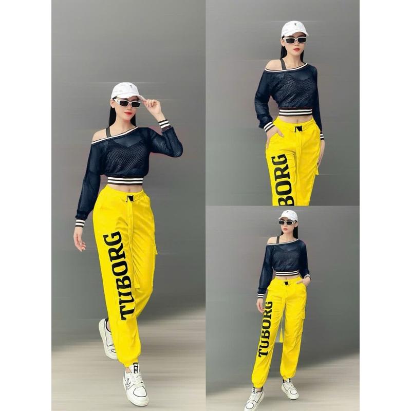 Product Introduction of Quần jogger túi hộp thể thao nữ chất kaki cao cấp, tập gym,zumba, aerobic dance, dân vũ shullfdance 35