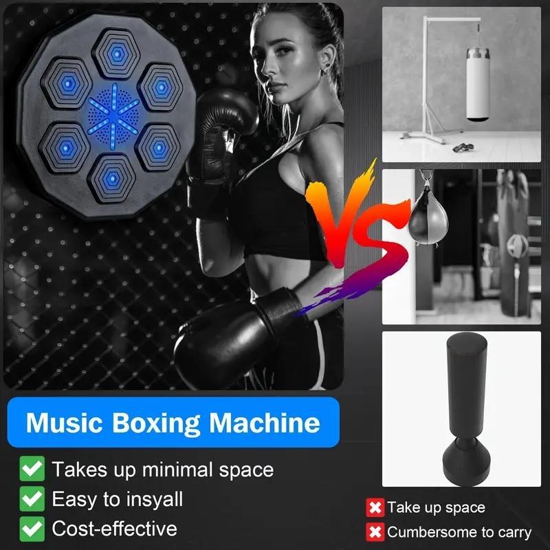 Product Introduction of 2024Smart Music Boxing Machine, Scoreboard Electronic Body Boxing Trainer, Fitness Boxing Machine, Indoor Fitness Equipment, Chrismats Gifts 8