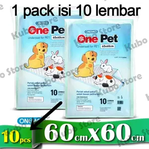 Underpad Onepet 60x60 dari Onemed Alas Pipis Anjing Kucing Kelinci