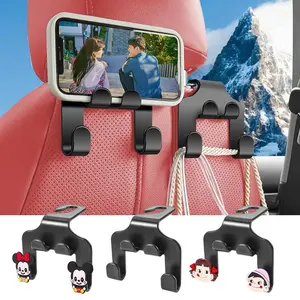 Rak Penyimpanan Sandaran Kepala Kait Ganda Jok Mobil Baru Dengan Satu Kait Liontin Multifungsi Mobil Serbaguna