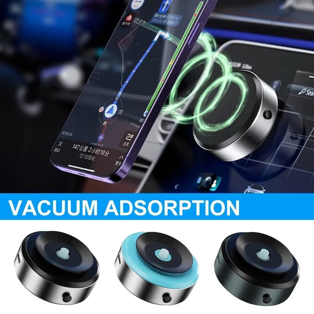Magnetic Suction Cup Cell Phone Holder For Car Car Mount Mobile Phone Holder 360° Rotation Universal Stable