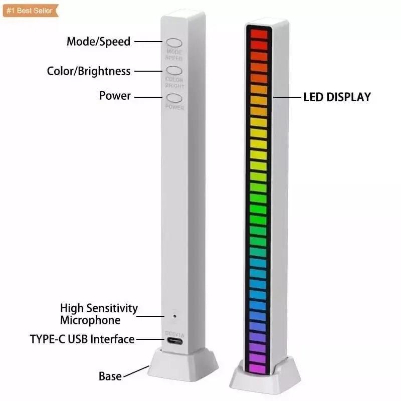 Lampu LED Bar Hias RGB Sensor Suara Warna Warni Kawachi XYA-02 1