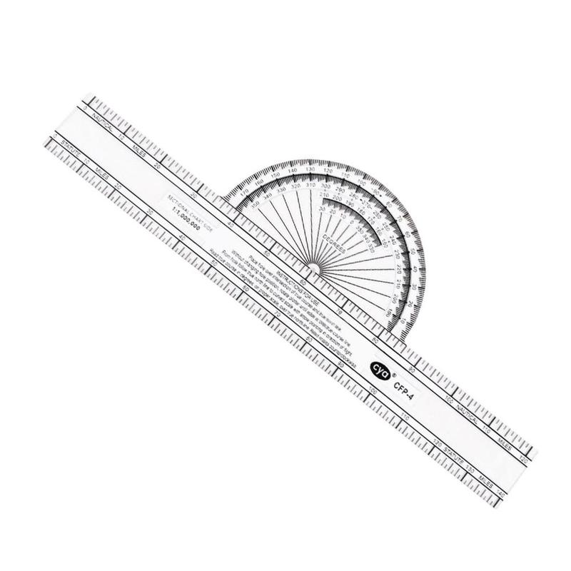 Plotter Aviation Slide Ruler Flight Plotting Tool for Planning Flight Routes 4