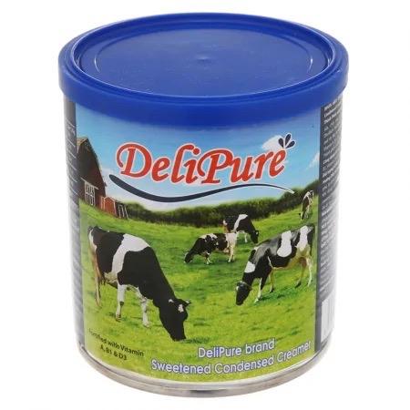 Combo 6 lon sữa đặc có đường Delipure nhập khẩu Malaysia loại 1kg 1