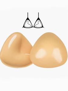 Inserto de sujetador de silicona para mujer, Push Up, transpirable, cómodo cojín de sujetador autoadhesivo, accesorios de lencería para mujer