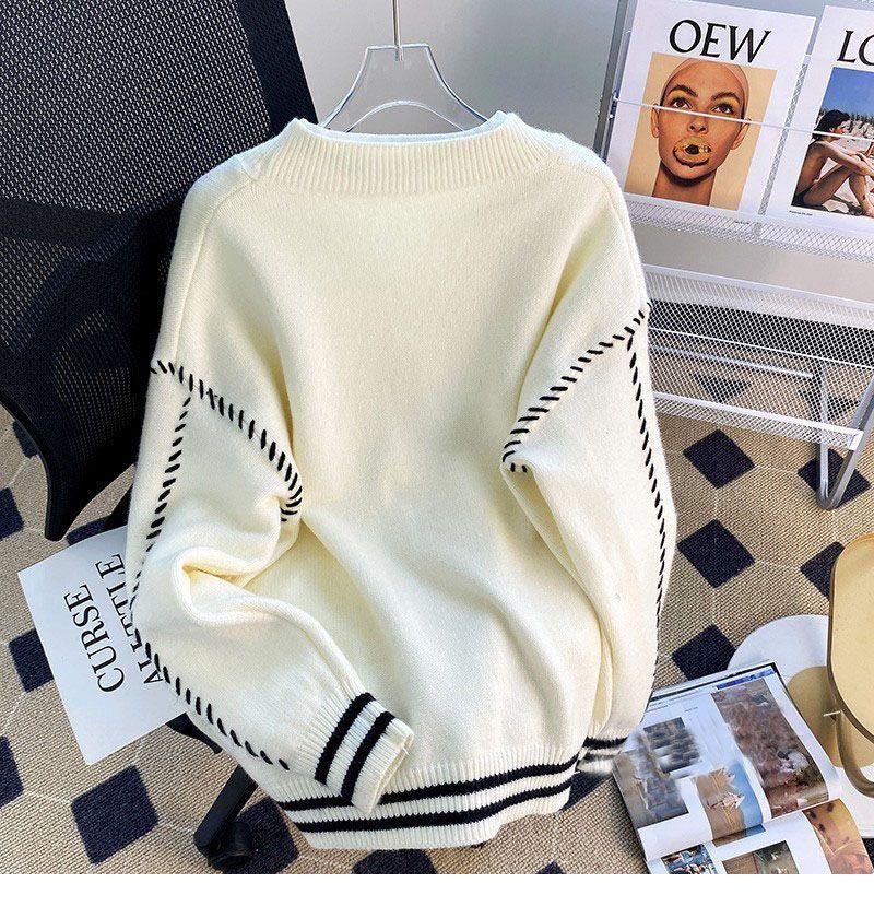 Product Introduction of Áo Cardigan Len, Quần Áo Nữ, Dáng Rộng Vừa Vặn, Phong Cách Nhẹ Nhàng, Áo Dệt Kim, Hàng Mới Về Đầu Xuân 2024 9