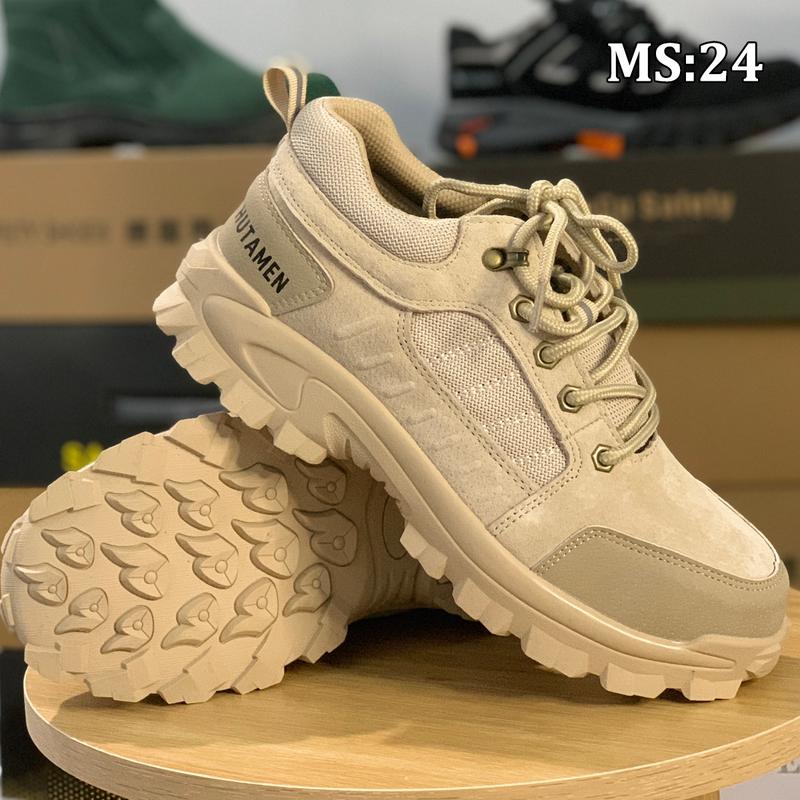  Giày bảo hộ DingGu chống đinh chống trơn trượt chống dập ngón da bò cổ thấp hàng chính hãng kèm lót khử mùi giay  bao ho  Shoes 