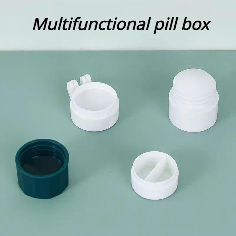 Máy Xay Bột 4 Lớp Cầm Tay Đa Năng, Máy Cắt Thuốc Bột, Hộp Chia Thuốc, Hộp Đựng Thuốc, Máy Nghiền, Máy Chia 2