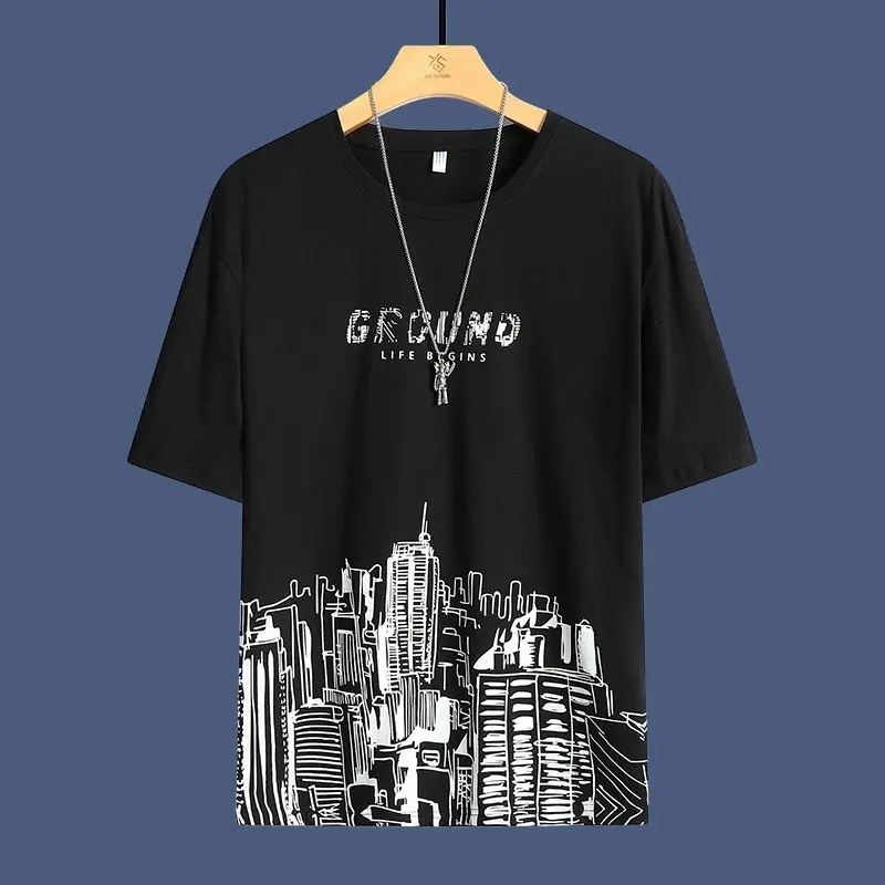 Áo Thun Nam Nữ GROUNG Life Hot Trend Form Đẹp Basic Tay Ngắn Unisex Top Cổ Tròn Menswear 1