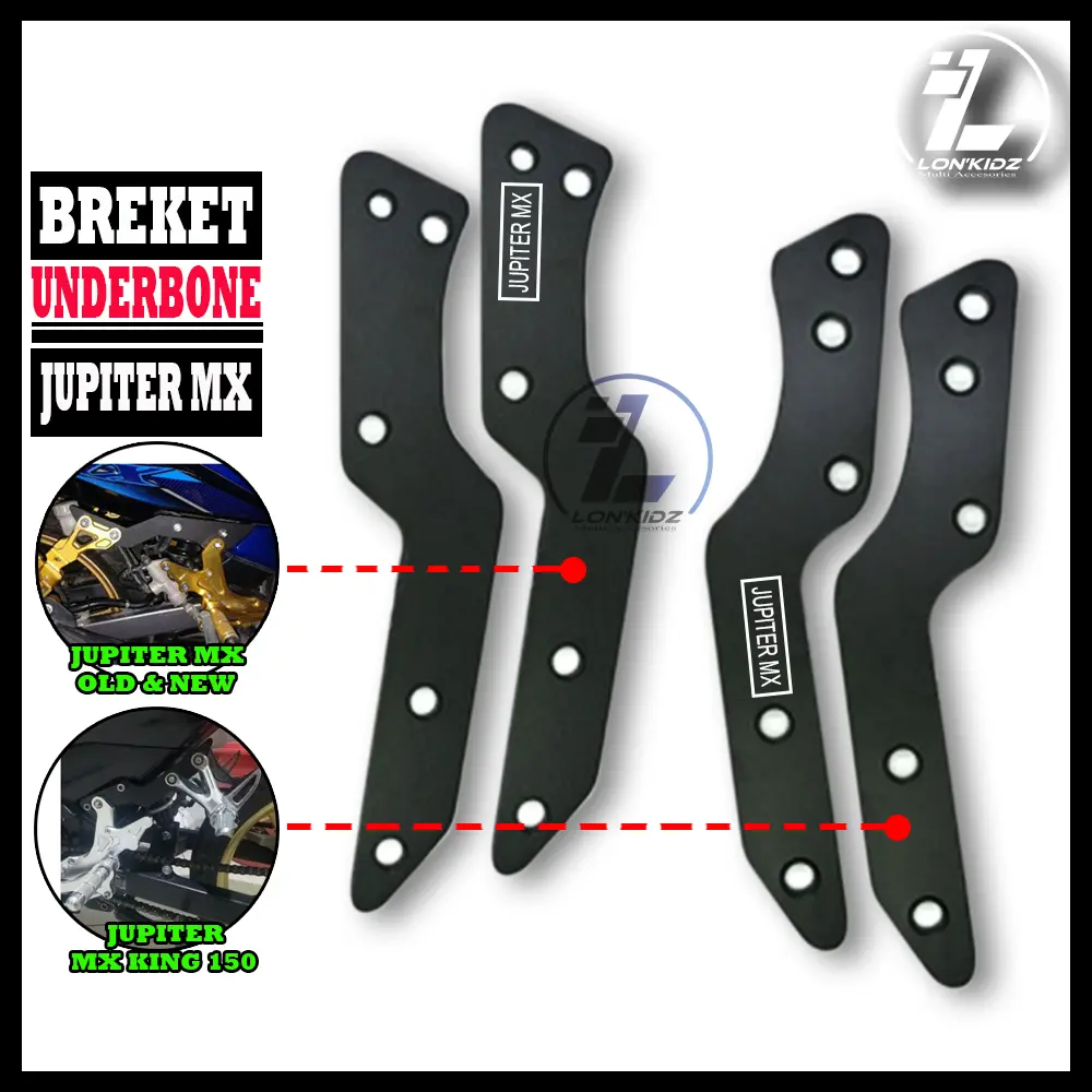 Breket Pangkon Underbone PNP Jupiter MX New 135 Old King 150 Tebal 8 mm Dudukan Underbone Footstep Jupiter MX Old New 135 Dan MX King 150