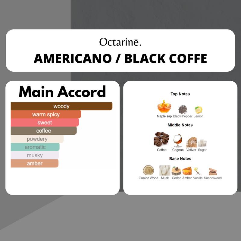 Americano - Octarine Aroma Lembut Kopi Hitam Parfum Tahan Lama 1