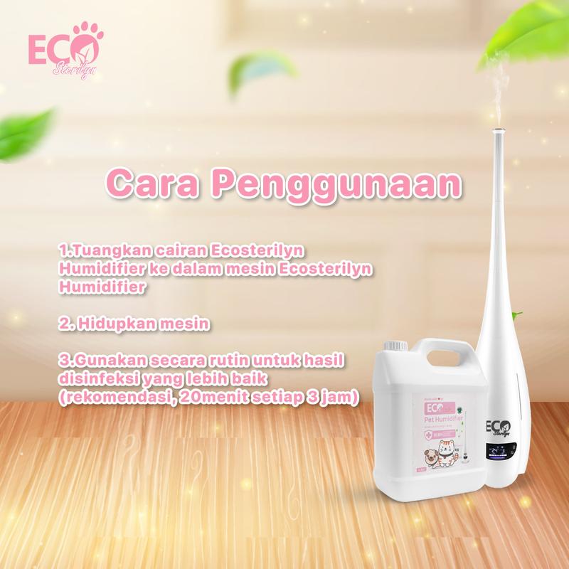 Ecosterilyn Humidifier - Pelembab Ruangan/Kandang Untuk Hewan - 1Liter Cairan Mesin 3