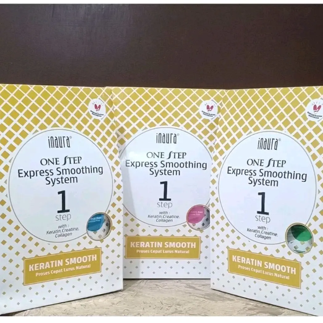 INAURA One Steep Express Smoothing System Keratin 125mlx2 - Pelurusan Rambut