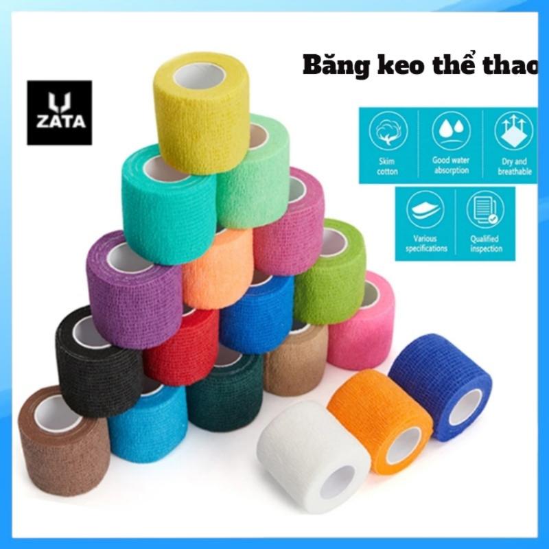 Băng quấn thể thao quấn cổ chân đá bóng dán cơ vải tự dính Hạn chế chấn thương Bảvệ khớp và cơ Sport Tập Thể Dục 0