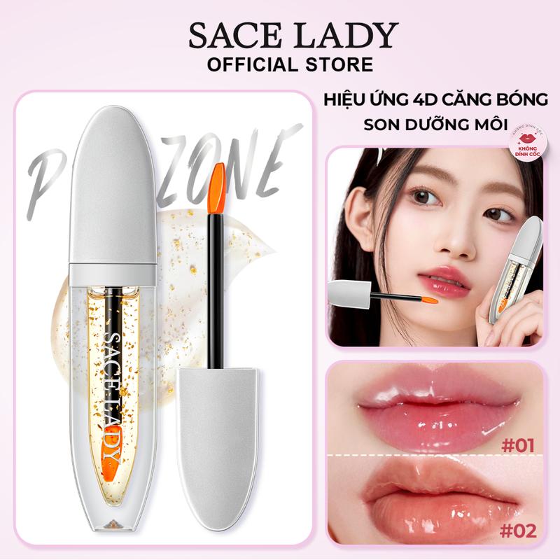 Son Dưỡng Môi, SACE LADY, Lâu Trôi, Không Thấm Nước, Đổi Màu, Trang Điểm Cho Môi Mỹ Phẩm Cosmetic 0