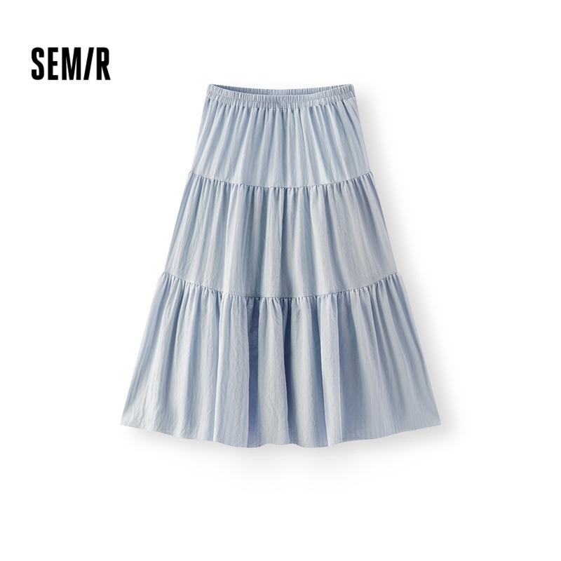 Semir Chân Váy Dệt, Thanh Lịch Và Dễ Phối Đồ, Xếp Nếp, Hàng Mới Về Mùa Xuân 2025, Dành Cho Nữ Women 2
