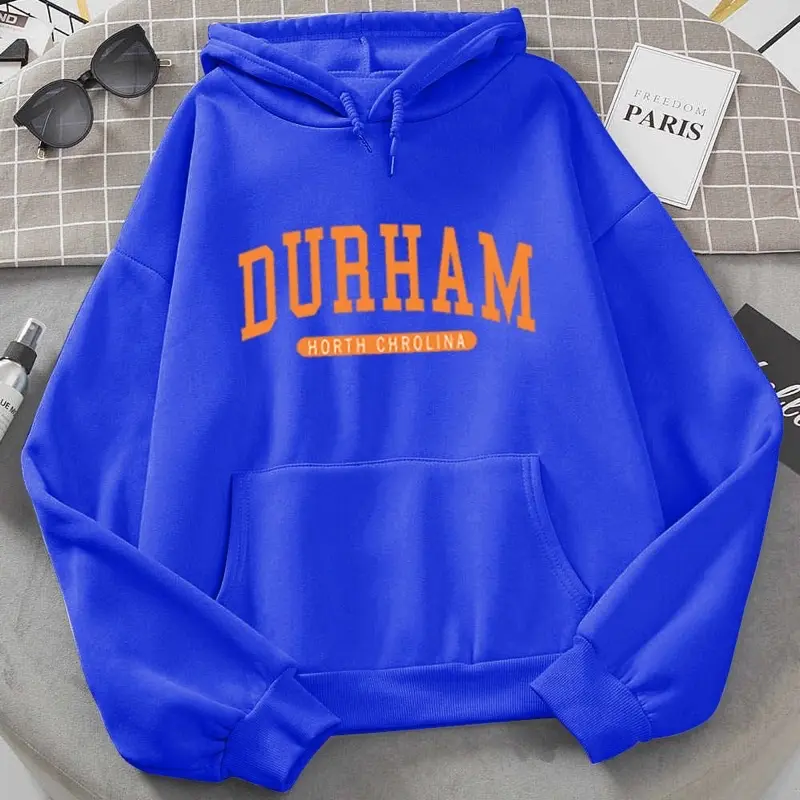 Áo Khoác Hoodie Unisex In DURHAM Có Mũ Chùm Form Rộng Hàn Quốc SL113 6