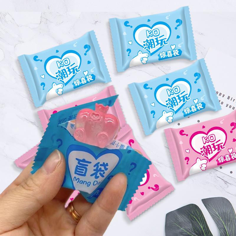 Túi Rỗng Mù, 100 Chiếc, Đồ Chơi Động Vật Thu Nhỏ Hoạt Hình, Phụ Kiện Đồ Trang Trí Tự Làm, Thích Hợp Cho Trẻ Em, Quà Tặng Bất Ngờ, Túi Đồ Chơi Tự Làm