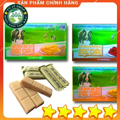 Bánh sữa Mộc Châu 200g (Các vị - Hàng chính hãng - Date mới nhất)