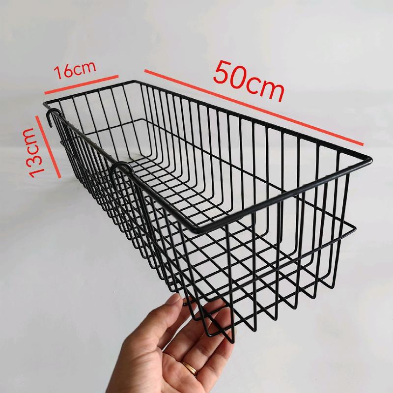 [Hàng Dày] Giỏ cài lưới sắt - Rổ treo khung lưới trang trí đựng mỹ phẩm , phụ kiện