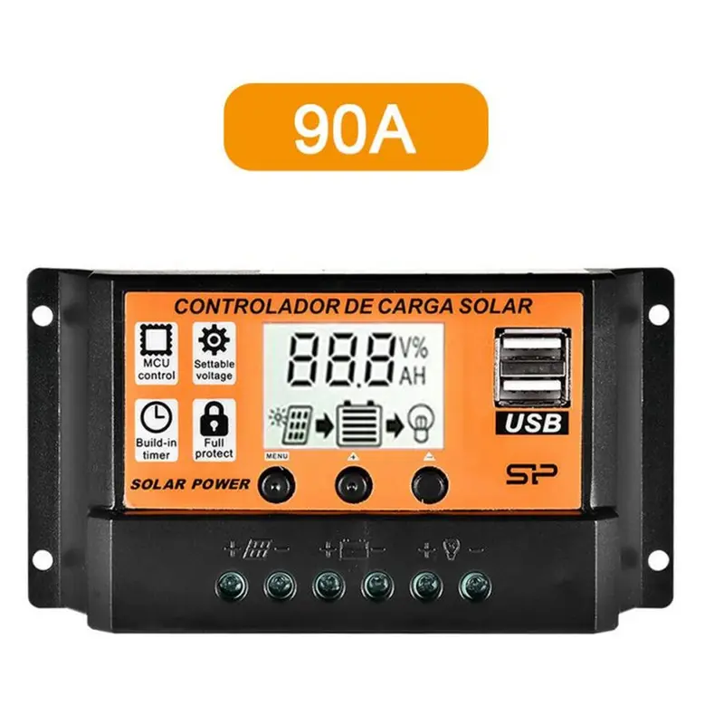 Bộ điều chỉnh bảng điều khiển năng lượng mặt trời MPPT, Bộ điều khiển sạc, Tự động theo dõi tiêu điểm, 12 / 24V 1