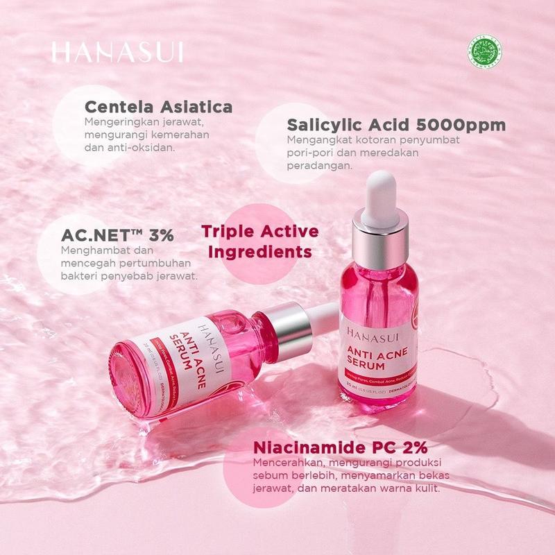 Serum HANASUI BIRU Vitamin C  Collagen Kolagen  - GOLD VIT C VIT B3 - KUNING VIT C - PINK ANTI ACNE 6