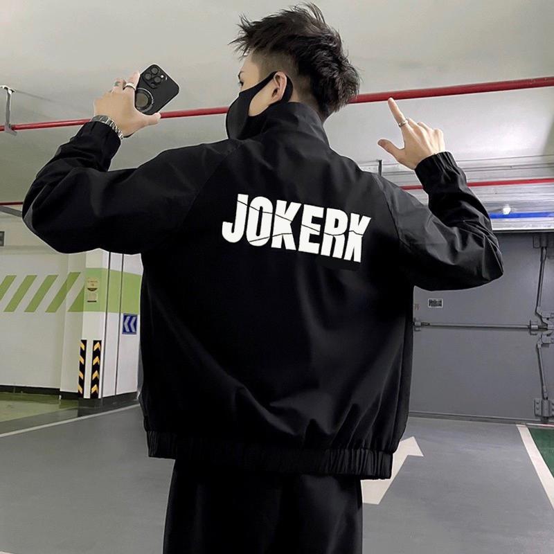 Áo Khoác Dù Nam 2 lớp ĐEN IN CHỮ thời trang có túi trong, mẫu mới hottrend Muradfashion AKD104