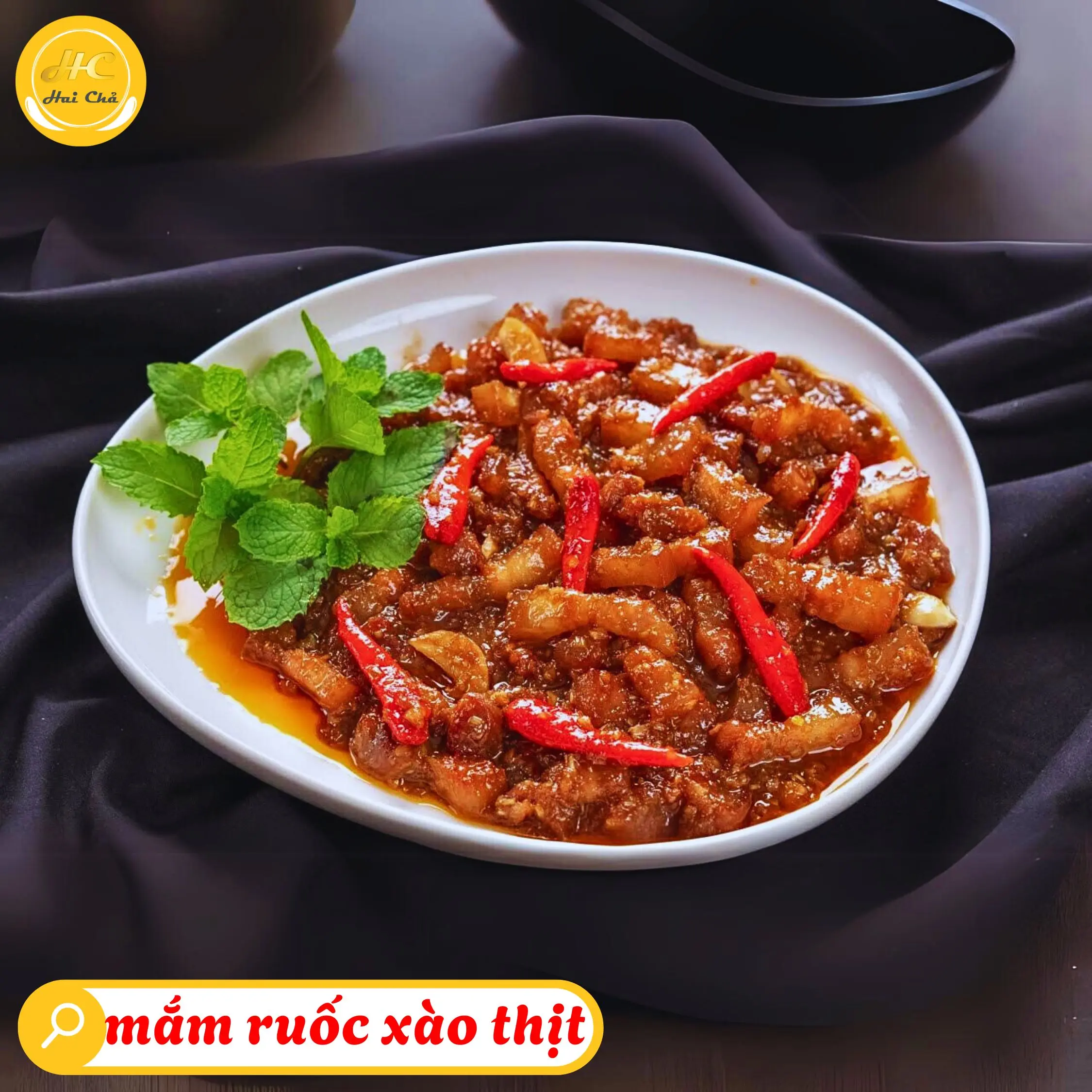{ HAI CHẢ } Mắm ruốc xào thịt - Hộp 400gr - Food Heo