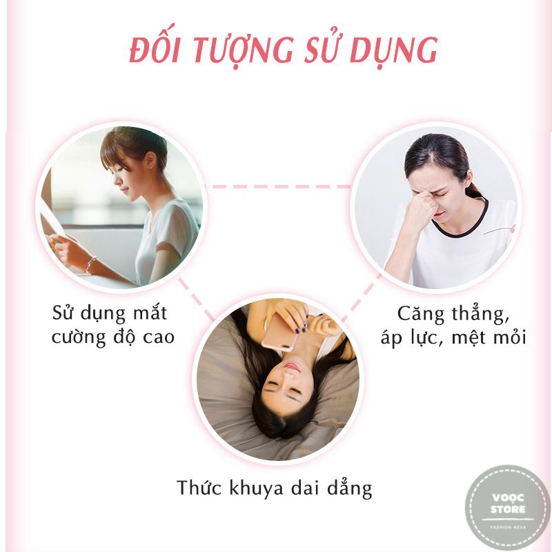 Product Introduction of Combo 30 Mặt Nạ Mắt Chườm Nóng Ấm Áp Mặt Nạ Xông Hơi Thư Giãn Giảm Stress Ngủ Ngon Mẫu Mỹ Nữ 1