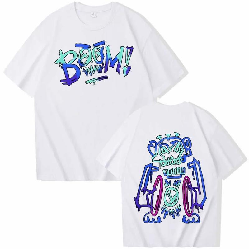 Product Introduction of Popular Anime Arcane Jinx Graffiti 3D Printed T-shirt for Men and Women in Large Size, Loose O-Neck, Summer Casual Short sleeved T-shirt Clothing Top 4