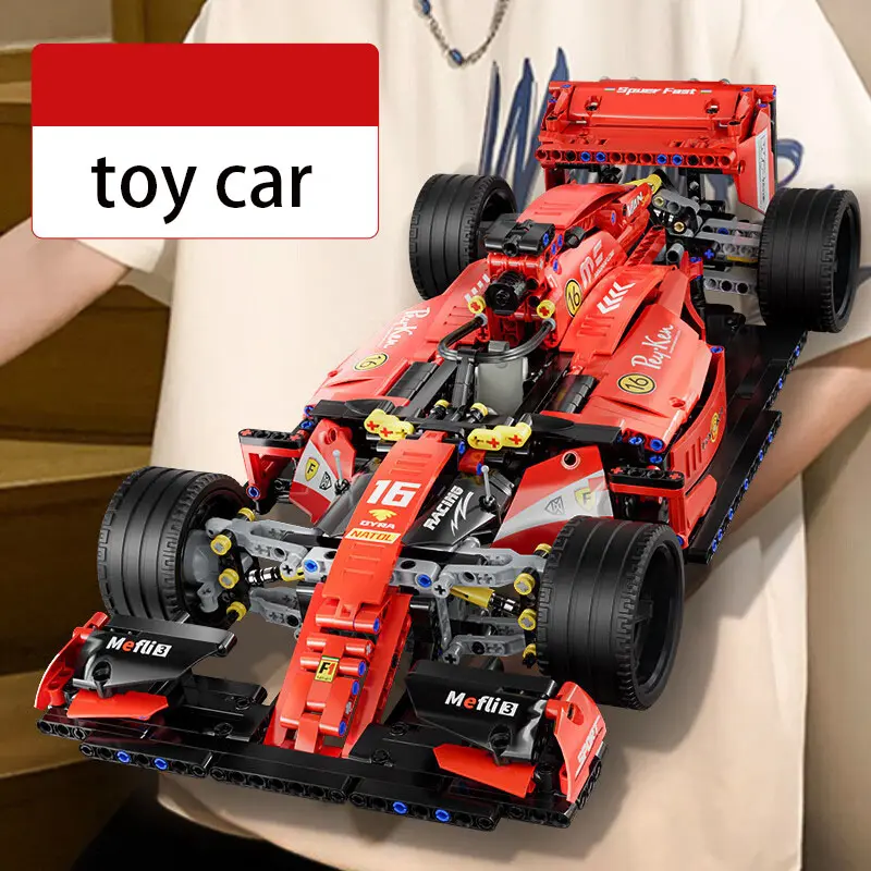 Ferari F1 Techno 7202 Puzzle Block Bricks Racing Car Gift for Boys Birthday Gift Eid Gift 4