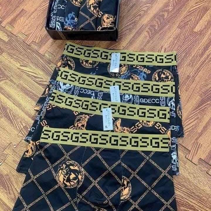 Combo 5 Quần sịp đùi nam HOÀNG GIA, chất liệu thun lạnh co giãn đàn hồi - Menswear, Boxer 6