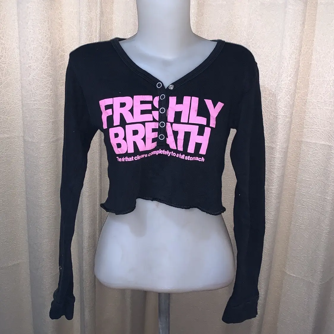 Crop top black